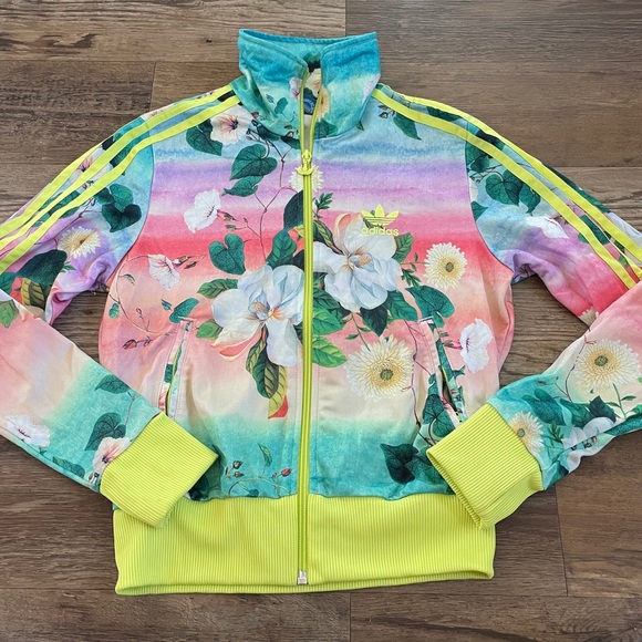 Adidas farm floralina firebird track jacket - Picture 2 of 8